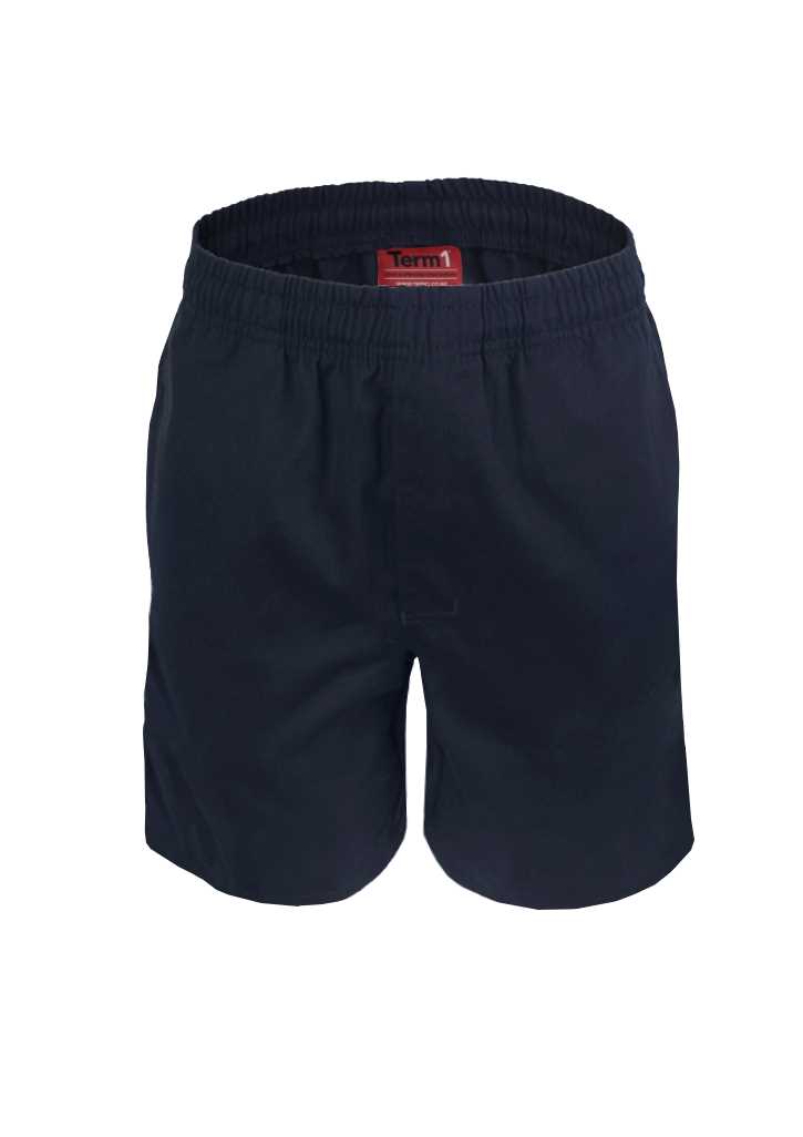 Leeston School Shorts Navy Kids