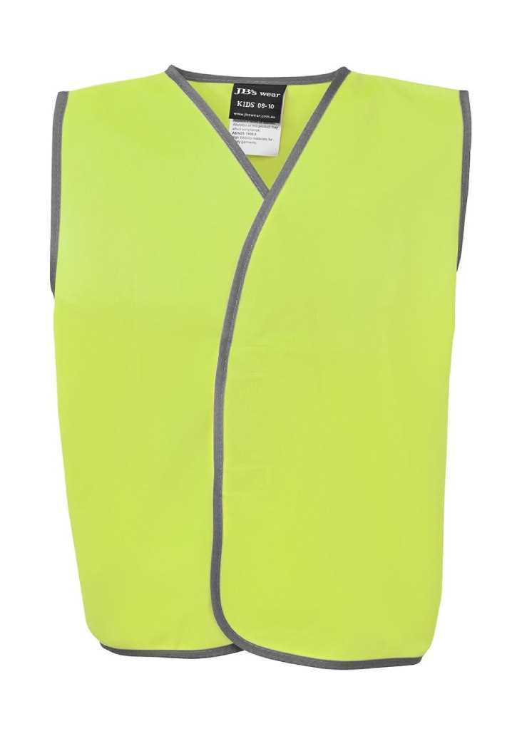 Leeston School Safety Vest Lime Kids