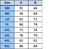 Adults Size Guide